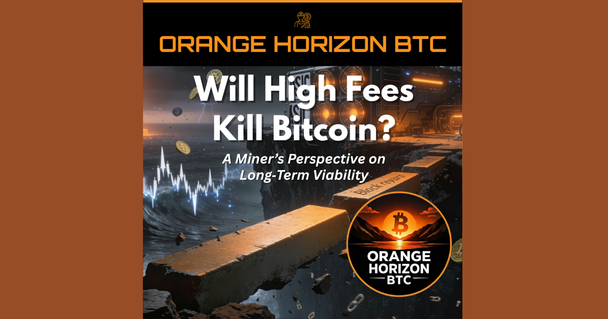 Will High Fees Kill Bitcoin? A Miner’s Perspective on Long‑Term Viability