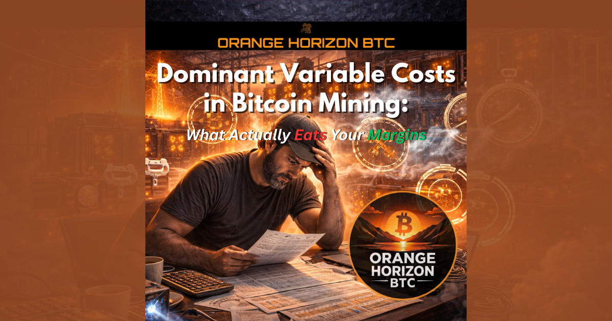 Dominant Variable Costs in Bitcoin Mining: What Actually Eats Your Margins